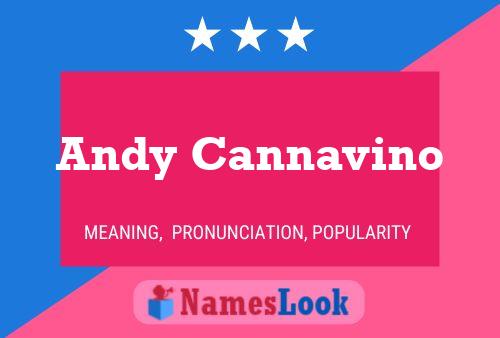 Andy Cannavino Name Poster