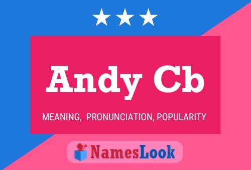 Andy Cb Name Poster