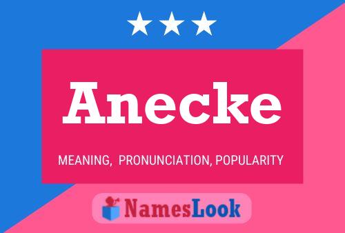 Anecke Name Poster