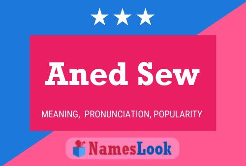 Aned Sew Name Poster