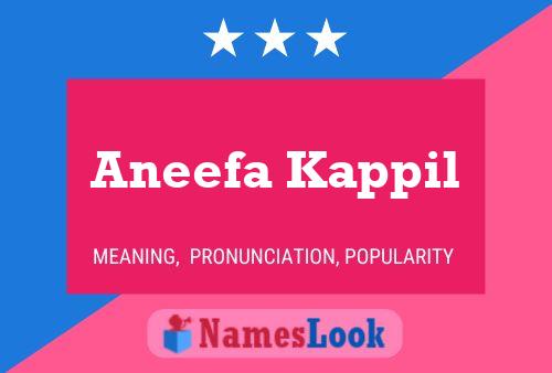 Aneefa Kappil Name Poster