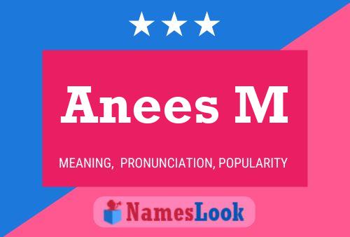 Anees M Name Poster