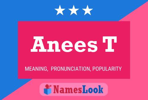 Anees T Name Poster