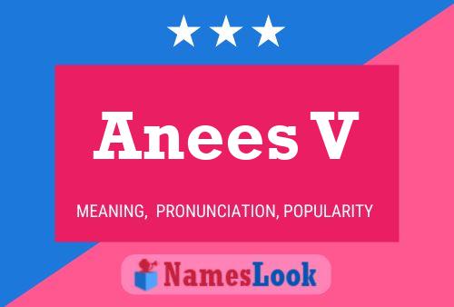 Anees V Name Poster