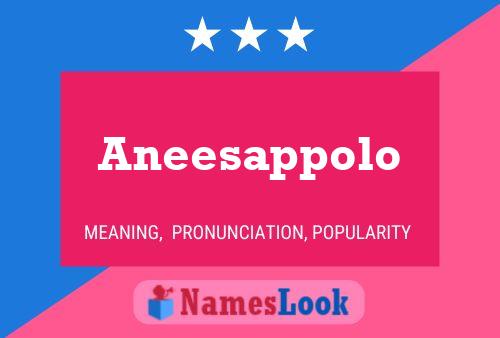 Aneesappolo Name Poster