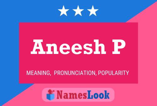 Aneesh P Name Poster