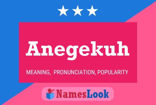 Anegekuh Name Poster