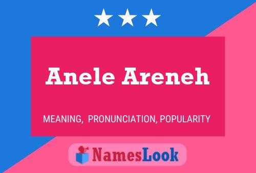 Anele Areneh Name Poster