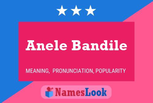 Anele Bandile Name Poster