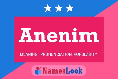 Anenim Name Poster