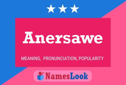 Anersawe Name Poster