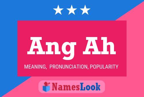 Ang Ah Name Poster