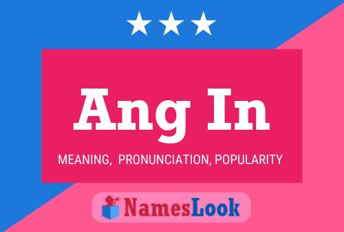 Ang In Name Poster