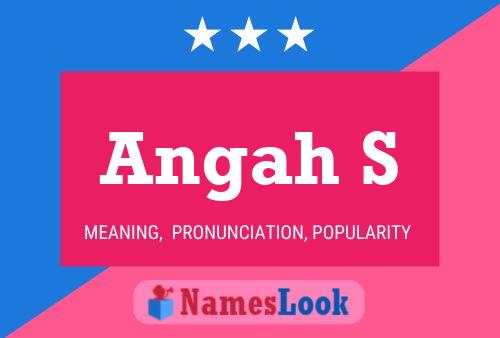 Angah S Name Poster