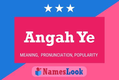 Angah Ye Name Poster