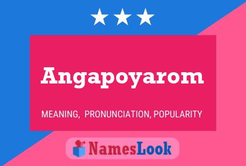 Angapoyarom Name Poster