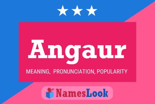 Angaur Name Poster