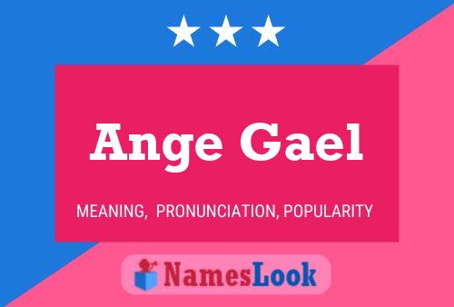 Ange Gael Name Poster