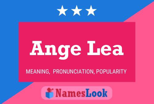 Ange Lea Name Poster