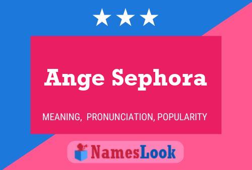 Ange Sephora Name Poster