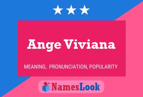 Ange Viviana Name Poster