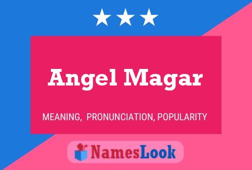 Angel Magar Name Poster