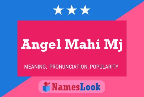 Angel Mahi Mj Name Poster