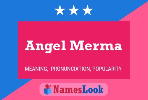 Angel Merma Name Poster