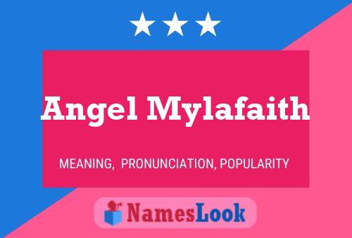 Angel Mylafaith Name Poster