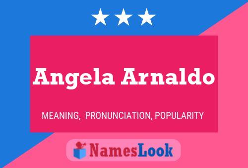 Angela Arnaldo Name Poster