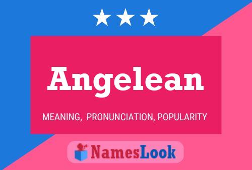 Angelean Name Poster