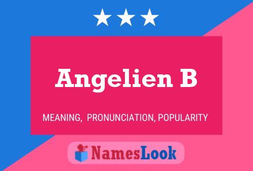 Angelien B Name Poster