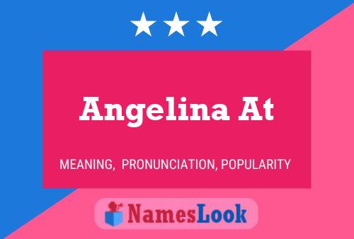 Angelina At Name Poster