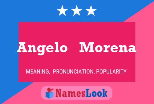 Angelo   Morena Name Poster