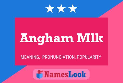 Angham Mlk Name Poster