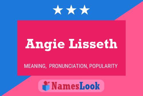 Angie Lisseth Name Poster