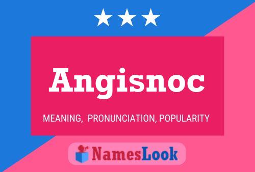 Angisnoc Name Poster