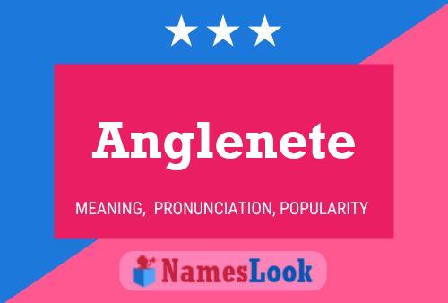 Anglenete Name Poster