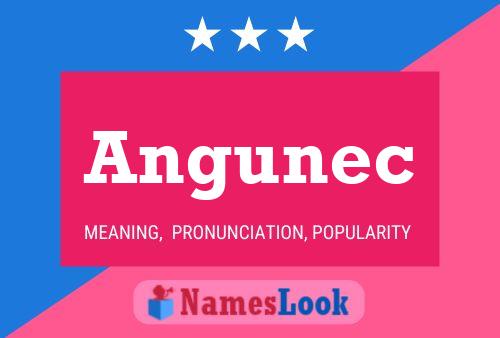 Angunec Name Poster