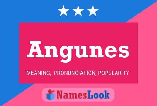 Angunes Name Poster