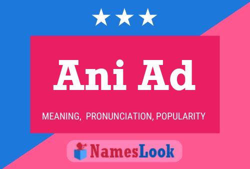 Ani Ad Name Poster