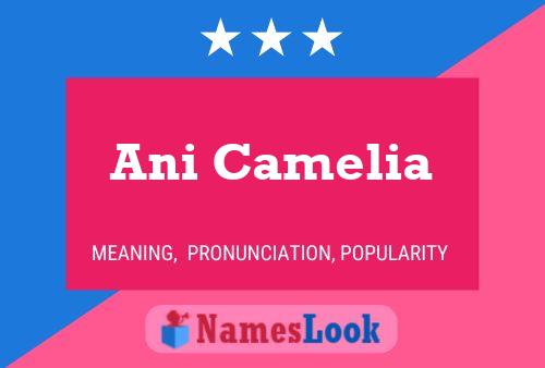 Ani Camelia Name Poster