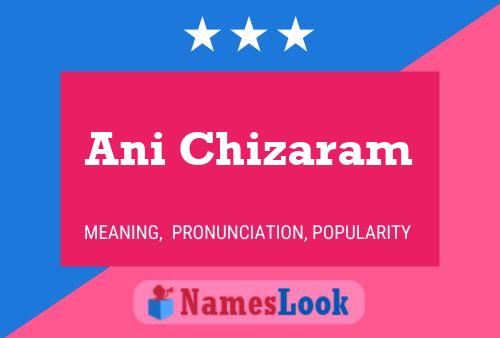 Ani Chizaram Name Poster