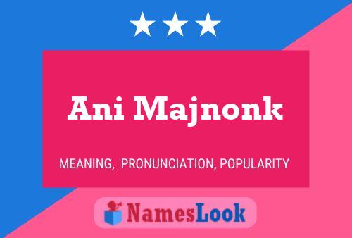 Ani Majnonk Name Poster