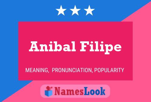 Anibal Filipe Name Poster