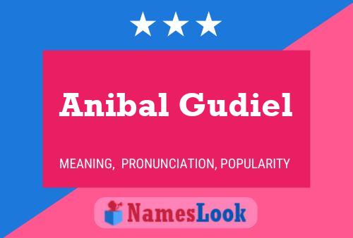 Anibal Gudiel Name Poster