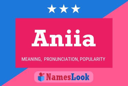 Aniia Name Poster