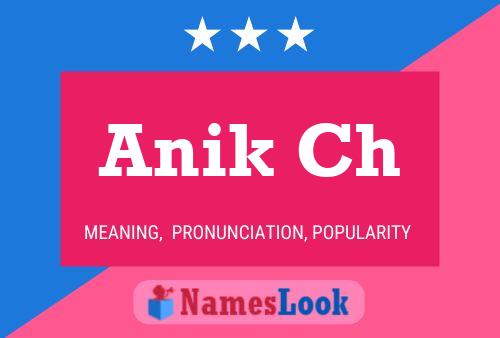 Anik Ch Name Poster