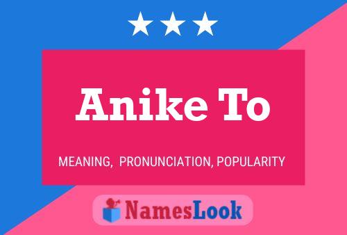 Anike To Name Poster