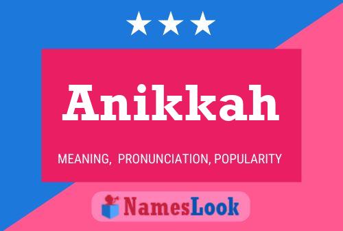 Anikkah Name Poster